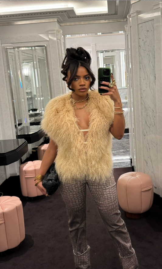 Lolo Mongolian Fur top