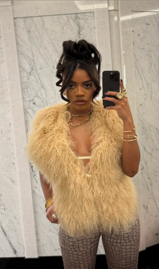 Lolo Mongolian Fur top