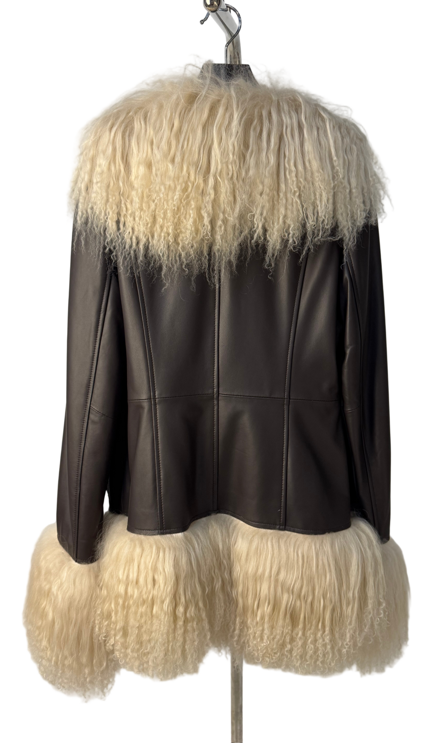Riri Mongolian Trim Coat