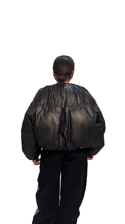 Tasha Tasslled Bomber Jacket