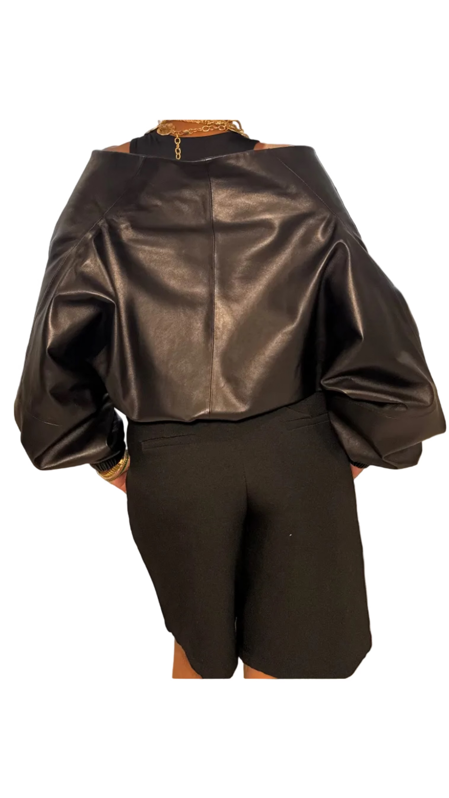 Robin Wrapped Leather Jacket
